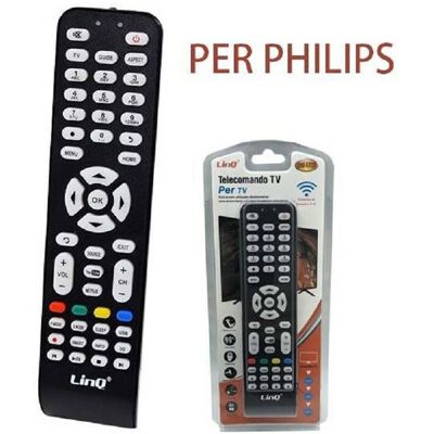 TRADE SHOP TRAESIO Trade Shop - Telecomando Universale Compatibile Tv Philips Universal Remote Control Ph-5724 - TRADE SHOP TRAESIO Trade Shop - Telecomando Universale Compatibile Tv Philips Universal Remote Control Ph-5724 -