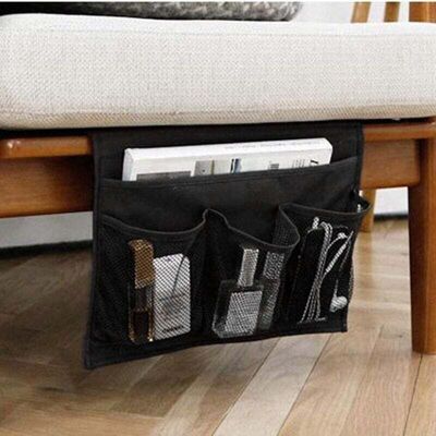 OEM Organizador De Mesilla - 4 Bolsillos - Para Cama O Sofá - Bolsa De Almacenamiento Colgante - Estuche Para Libros, Teléfono, Gafas, Mando A Distancia - Negro - Crezuo OEM Organizador De Mesilla - 4 Bolsillos - Para Cama O Sofá - Bolsa De Almacenamiento Colgante - Estuche Para Libros, Teléfono, Gafas, Mando A Distancia - Negro - Crezuo