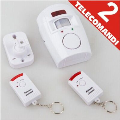 OEM Alarma Con Sensor Infrarrojo, 2 Mandos A Distancia, 105 Db, Alcance De 6 Metros, Para Uso Doméstico O De Oficina. OEM Alarma Con Sensor Infrarrojo, 2 Mandos A Distancia, 105 Db, Alcance De 6 Metros, Para Uso Doméstico O De Oficina.
