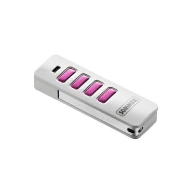 Mando A Distancia Emisor Sommer Pearl Vibe 4019 Blanco Con Botones Rosa - Somloq2 - 868 Mhz - 4 Canales - 4019v003 Mando A Distancia Emisor Sommer Pearl Vibe 4019 Blanco Con Botones Rosa - Somloq2 - 868 Mhz - 4 Canales - 4019v003