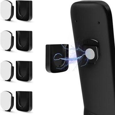 OEM Juego De 4 Ganchos Magnéticos De Almacenamiento - Montaje En Pared Para Mando A Distancia - Negro - Juego De 4 - Autoadhesivos Magnéticos OEM Juego De 4 Ganchos Magnéticos De Almacenamiento - Montaje En Pared Para Mando A Distancia - Negro - Juego De 4 - Autoadhesivos Magnéticos
