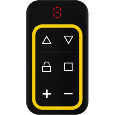 DPZO Mando A Distancia Multifrecuencia De 8 Canales Para Puerta De Garaje, 2 Unidades, 430,5 Mhz, Duplicable, Detección Automática, Amarillo DPZO Mando A Distancia Multifrecuencia De 8 Canales Para Puerta De Garaje, 2 Unidades, 430,5 Mhz, Duplicable, Detección Automática, Amarillo