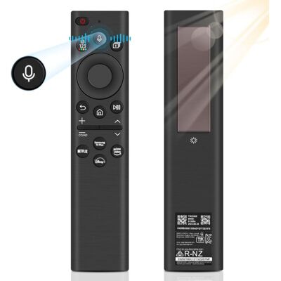 XISRENS Mando A Distancia De Repuesto Para Samsung Bn59-01385a: Mando A Distancia Por Voz Con Energía Solar Para Smart Tv, Universalmente Compatible Con Samsung 2021-2022. XISRENS Mando A Distancia De Repuesto Para Samsung Bn59-01385a: Mando A Distancia Por Voz Con Energía Solar Para Smart Tv, Universalmente Compatible Con Samsung 2021-2022.