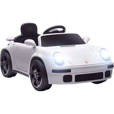 LIIYIELA Coche Eléctrico Infantil, Vehículo Eléctrico De 12 V, Mando A Distancia 2.4g, Faros, Música, Claxon, 103 X 55 X 44 Cm, Blanco LIIYIELA Coche Eléctrico Infantil, Vehículo Eléctrico De 12 V, Mando A Distancia 2.4g, Faros, Música, Claxon, 103 X 55 X 44 Cm, Blanco
