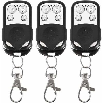 DPZO Juego De 3 Mandos A Distancia Universales Para Puertas Automáticas, Frecuencia De 433,92 Mhz, Código Fijo, 4 Botones Para Controlar Hasta 4 Puertas. DPZO Juego De 3 Mandos A Distancia Universales Para Puertas Automáticas, Frecuencia De 433,92 Mhz, Código Fijo, 4 Botones Para Controlar Hasta 4 Puertas.
