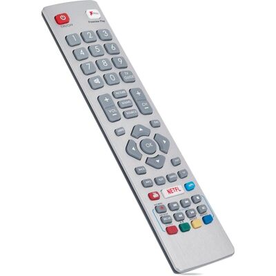 FOCTRO Mando A Distancia Universal Sharp De Repuesto Para Televisores Inteligentes Con 4 Botones De Acceso Directo, No Requiere Configuración. FOCTRO Mando A Distancia Universal Sharp De Repuesto Para Televisores Inteligentes Con 4 Botones De Acceso Directo, No Requiere Configuración.