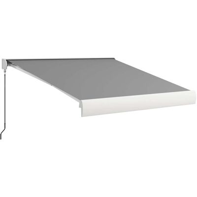 NORTHIX Toldo Retráctil, 295x250 Cm, Mando A Distancia, Gris Claro. NORTHIX Toldo Retráctil, 295x250 Cm, Mando A Distancia, Gris Claro.