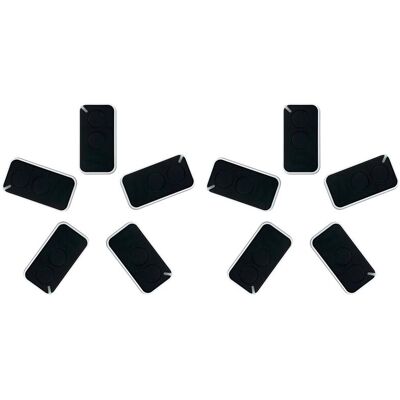 OEM Mando A Distancia Universal Nice Para 10 Puertas De Garaje, 433,92 Mhz, Doble Canal, Código Variable, Color Negro. OEM Mando A Distancia Universal Nice Para 10 Puertas De Garaje, 433,92 Mhz, Doble Canal, Código Variable, Color Negro.