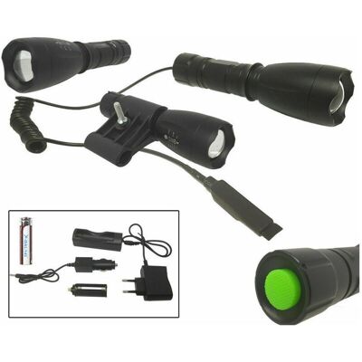 TRADE SHOP TRAESIO Linterna Led Recargable Con Mando A Distancia Bl-q1891 - TRADE SHOP TRAESIO Linterna Led Recargable Con Mando A Distancia Bl-q1891 -