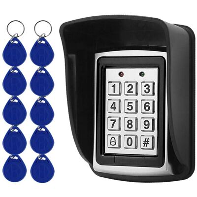 OEM Cerradura Metálica Con Teclado Para Apertura De Puerta, Teclado De Control De Acceso, 125 Khz, Lector De Tarjetas Em + 10 Llaves Rfid + Funda Impermeable Para Sistema De Control De Acceso A Puertas. OEM Cerradura Metálica Con Teclado Para Apertura De Puerta, Teclado De Control De Acceso, 125 Khz, Lector De Tarjetas Em + 10 Llaves Rfid + Funda Impermeable Para Sistema De Control De Acceso A Puertas.