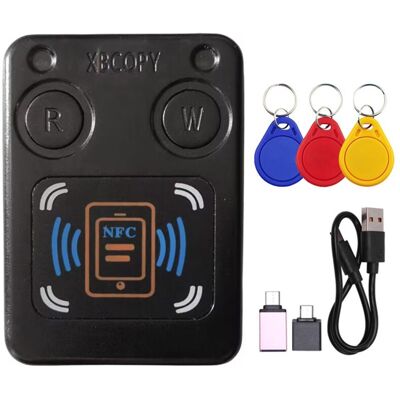 OEM Lector De Tarjetas Inteligentes Nfc Rfid + Llavero Ic 3xcuid 13,56 Mhz Id 125 Khz 250 Khz 375 Khz Duplicador De Tokens Rfid OEM Lector De Tarjetas Inteligentes Nfc Rfid + Llavero Ic 3xcuid 13,56 Mhz Id 125 Khz 250 Khz 375 Khz Duplicador De Tokens Rfid