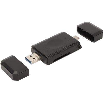 OEM Lector De Tarjetas 3 En 1 Usb C Otg Plug-and-play Con Doble Ranura Para Tarjetas De Alta Velocidad, Compatible Con Tarjetas En Formato Sdhc, Mmcii, Rs Mmc, Tf, Microsdhc Y Microsdx De Hasta 512 Gb. OEM Lector De Tarjetas 3 En 1 Usb C Otg Plug-and-play Con Doble Ranura Para Tarjetas De Alta Velocidad, Compatible Con Tarjetas En Formato Sdhc, Mmcii, Rs Mmc, Tf, Microsdhc Y Microsdx De Hasta 512 Gb.