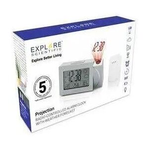 Explore Scientific Rpw3008 Reloj Despertador Digital Elegante Plateado Explore Scientific Rpw3008 Reloj Despertador Digital Elegante Plateado