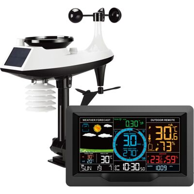 OEM Estación Meteorológica Profesional Multifuncional Fj3390a: Detección De Temperatura, Humedad, Velocidad Del Viento Y Precipitación, Reloj De Pronóstico Del Tiempo. OEM Estación Meteorológica Profesional Multifuncional Fj3390a: Detección De Temperatura, Humedad, Velocidad Del Viento Y Precipitación, Reloj De Pronóstico Del Tiempo.