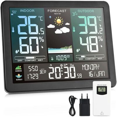 OEM Estación Meteorológica, Reloj Electrónico Profesional Multifunción, Temperatura, Humedad, Presión Barométrica, Prurito, Fase OEM Estación Meteorológica, Reloj Electrónico Profesional Multifunción, Temperatura, Humedad, Presión Barométrica, Prurito, Fase