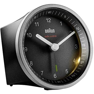 Braun - Bc07sb-dcf Reloj Despertador Analógico Negro, Plata Braun - Bc07sb-dcf Reloj Despertador Analógico Negro, Plata