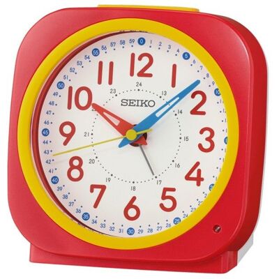 Reloj Despertador Seiko Qhe200r Pantalla Clara Alarma Reloj Despertador Seiko Qhe200r Pantalla Clara Alarma