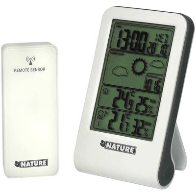Estación Meteorológica Digital de Nature - Multifuncional, Sensor Inalámbrico, Blanco Estación Meteorológica Digital de Nature - Multifuncional, Sensor Inalámbrico, Blanco