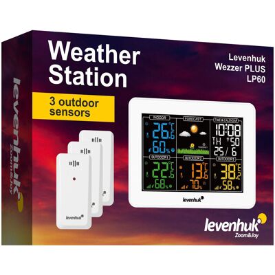 Levenhuk Estación meteorológica Wezzer PLUS LP60 - Estación meteorológica Levenhuk Estación meteorológica Wezzer PLUS LP60 - Estación meteorológica