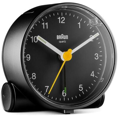 Braun Bc01b Reloj Despertador Analógico Negro Braun Bc01b Reloj Despertador Analógico Negro