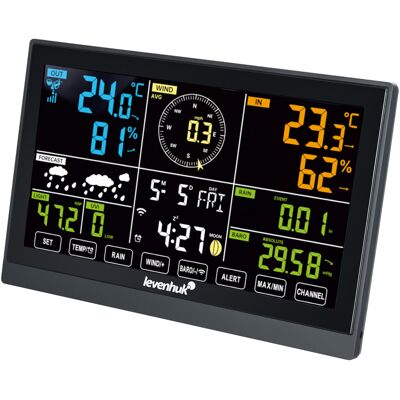 Estación meteorológica Levenhuk Wezzer Plus LP150 - Barómetro, Termómetro, Viento y Lluvia Estación meteorológica Levenhuk Wezzer Plus LP150 - Barómetro, Termómetro, Viento y Lluvia