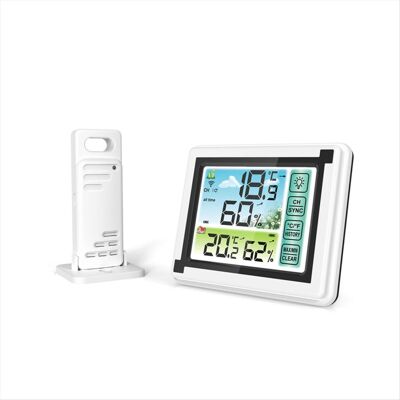 OEM Estación Meteorológica Con Pantalla Táctil, Sensor Inalámbrico, Despertador Y Termómetro. OEM Estación Meteorológica Con Pantalla Táctil, Sensor Inalámbrico, Despertador Y Termómetro.