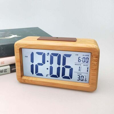 OEM Reloj Despertador De Radio De Madera Vintage Con Luz, Madera Maciza, Reloj Electrónico Inteligente, Reloj Despertador De Madera Maciza OEM Reloj Despertador De Radio De Madera Vintage Con Luz, Madera Maciza, Reloj Electrónico Inteligente, Reloj Despertador De Madera Maciza