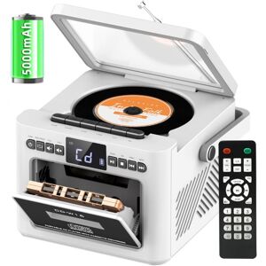 OEM Reproductor De Cd Portátil Boombox Con Reproductor De Casetes, Radio Fm Con Reproductor De Cd, Batería Recargable, Control Remoto, Reproducción De Usb/aux/mp3/tarjeta Tf/conector De Auriculares De 3,5 OEM Reproductor De Cd Portátil Boombox Con Reproductor De Casetes, Radio Fm Con Reproductor De Cd, Batería Recargable, Control Remoto, Reproducción De Usb/aux/mp3/tarjeta Tf/conector De Auriculares De 3,5