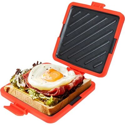 OEM Sandwichera Para Microondas,tostadora Pequeña Y Versátil,fácil De Limpiar Y Guardar,perfecta Para Preparar Desayunos OEM Sandwichera Para Microondas,tostadora Pequeña Y Versátil,fácil De Limpiar Y Guardar,perfecta Para Preparar Desayunos