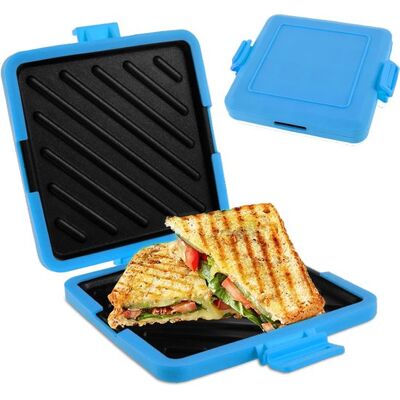 OEM Tostadora,tostadora De Sándwiches,sandwichera De Silicona Apta Para Microondas,sandwichera Inalámbrica,revestimiento Antiadherente,azul OEM Tostadora,tostadora De Sándwiches,sandwichera De Silicona Apta Para Microondas,sandwichera Inalámbrica,revestimiento Antiadherente,azul