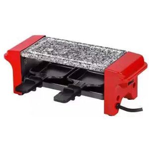 BASETBL Raclette Grill Doc156rc - 2 Personas - 350w - Placa De Granito - Rojo Chile BASETBL Raclette Grill Doc156rc - 2 Personas - 350w - Placa De Granito - Rojo Chile
