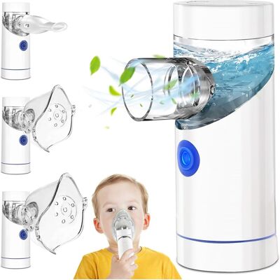 JUSCH Inhalador Nebulizador, Nebulizador Silencioso Portátil, Aerosol Motorizado Para Adultos Y Niños JUSCH Inhalador Nebulizador, Nebulizador Silencioso Portátil, Aerosol Motorizado Para Adultos Y Niños