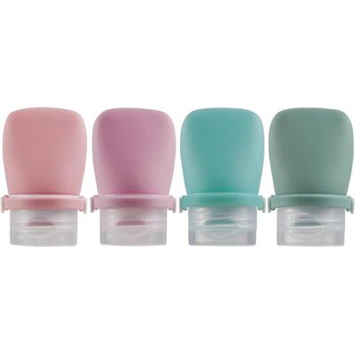 OEM Frascos De Viaje De Silicona De 30 Ml Artículos Aseo (4 Unidades), Recargables Champú Gel Ducha Tamaño Viaje, Ideales Acampar Viajar (verde Rosa) OEM Frascos De Viaje De Silicona De 30 Ml Artículos Aseo (4 Unidades), Recargables Champú Gel Ducha Tamaño Viaje, Ideales Acampar Viajar (verde Rosa)