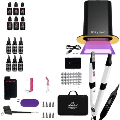 OEM Kit De Extensiones De Cabello, Máquina Removedora De Pegamento Uv, Herramientas Profesionales Para Peinado, Combo-iii OEM Kit De Extensiones De Cabello, Máquina Removedora De Pegamento Uv, Herramientas Profesionales Para Peinado, Combo-iii