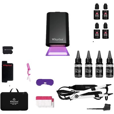 OEM Herramienta Para Extensiones De Cabello, Adhesivo Fuerte, Fácil De Usar, Kit-2 OEM Herramienta Para Extensiones De Cabello, Adhesivo Fuerte, Fácil De Usar, Kit-2