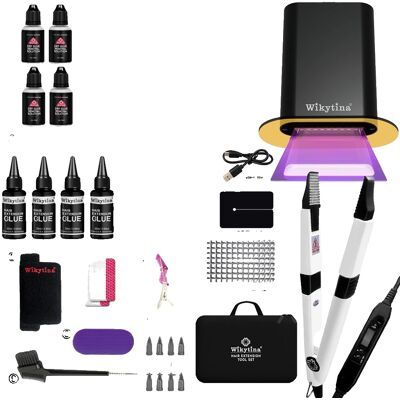 OEM Kit De Extensiones De Cabello, Máquina Removedora De Pegamento Uv, Herramientas Profesionales Para Peinado, Combo-ii OEM Kit De Extensiones De Cabello, Máquina Removedora De Pegamento Uv, Herramientas Profesionales Para Peinado, Combo-ii