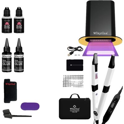 OEM Kit De Extensiones De Cabello, Máquina Removedora De Pegamento Uv, Herramientas Profesionales Para Peinado, Combo-i OEM Kit De Extensiones De Cabello, Máquina Removedora De Pegamento Uv, Herramientas Profesionales Para Peinado, Combo-i