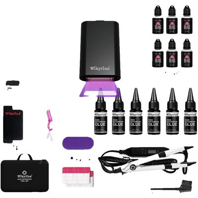 OEM Herramienta Para Extensiones De Cabello, Adhesivo Fuerte, Fácil De Usar, Kit-3 OEM Herramienta Para Extensiones De Cabello, Adhesivo Fuerte, Fácil De Usar, Kit-3