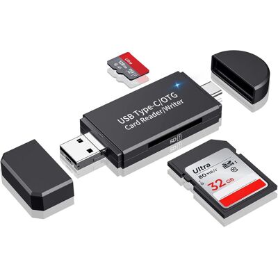 OEM Lector De Tarjetas Sd, 3 Puertos Usb 2.0, Lector De Tarjetas Micro Sd Y Lector De Tarjetas Usb-c, Adaptador Otg Sd Para Tarjetas De Memoria Sd/sdxc/micro/sdhc/mmc/rs-mmc/uhs-i, Lector De Tarjetas Usb OEM Lector De Tarjetas Sd, 3 Puertos Usb 2.0, Lector De Tarjetas Micro Sd Y Lector De Tarjetas Usb-c, Adaptador Otg Sd Para Tarjetas De Memoria Sd/sdxc/micro/sdhc/mmc/rs-mmc/uhs-i, Lector De Tarjetas Usb