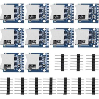 OEM Paquete De 10 Módulos Lectores De Tarjetas Micro Sd Spi De 3,3 V Con Conector De 6 Pines Para Tarjetas Micro Sd Esp32 OEM Paquete De 10 Módulos Lectores De Tarjetas Micro Sd Spi De 3,3 V Con Conector De 6 Pines Para Tarjetas Micro Sd Esp32