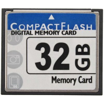 OEM Carte Mémoire Compact Flash Professionnelle 32 Go (blanche Et Bleue) -- OEM Carte Mémoire Compact Flash Professionnelle 32 Go (blanche Et Bleue) --