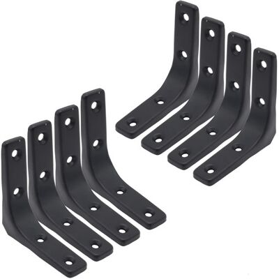OEM Juego De 8 Soportes De 7,6 Cm De Largo,adecuados Para Madera,soporte De Trípode De 90 Grados Con Tornillos,pequeños Soportes En Ángulo Recto OEM Juego De 8 Soportes De 7,6 Cm De Largo,adecuados Para Madera,soporte De Trípode De 90 Grados Con Tornillos,pequeños Soportes En Ángulo Recto