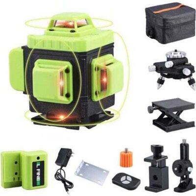 OEM Nivel Láser Multifuncional 4d De 16 Líneas, Máquina Autonivelante De 3°, Herramienta De Nivelación Con Batería De Litio Recargable Por Usb, Con Trípode De Barra De Extensión De Aleación Ajustable En 3 OEM Nivel Láser Multifuncional 4d De 16 Líneas, Máquina Autonivelante De 3°, Herramienta De Nivelación Con Batería De Litio Recargable Por Usb, Con Trípode De Barra De Extensión De Aleación Ajustable En 3