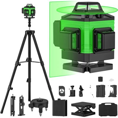 OEM Nivel Láser Con Función De Autonivelación, Compatible Con Trípode, 16 Líneas Con Trípode (estuche De Plástico). OEM Nivel Láser Con Función De Autonivelación, Compatible Con Trípode, 16 Líneas Con Trípode (estuche De Plástico).