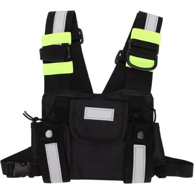 OEM Harnais Universel De Radio De Poitrine, Gilet D'Étui De Poche Avant Réfléchissant Vert Pour Talkie-walkie Radio Bidirectionnel, Pour Baofeng, Pour Kenwood, Pour Motorola, Pour Tyt, Etc.,de Debuns OEM Harnais Universel De Radio De Poitrine, Gilet D'Étui De Poche Avant Réfléchissant Vert Pour Talkie-walkie Radio Bidirectionnel, Pour Baofeng, Pour Kenwood, Pour Motorola, Pour Tyt, Etc.,de Debuns