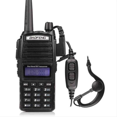 OEM 1 Walkie-talkie Double Ptt Double Affichage Vhf Uhf Radio Fm Longue Autonomie Casque Inclus Extérieur OEM 1 Walkie-talkie Double Ptt Double Affichage Vhf Uhf Radio Fm Longue Autonomie Casque Inclus Extérieur