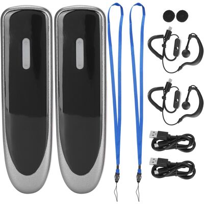 OEM Mini Walkie-talkie, 16 Canales, Recargable Por Usb, Batería De Larga Duración, Auricular Discreto, Uso Profesional. OEM Mini Walkie-talkie, 16 Canales, Recargable Por Usb, Batería De Larga Duración, Auricular Discreto, Uso Profesional.
