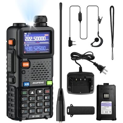 OEM Walkie-talkie De Radioaficionado De Doble Banda Uhf/vhf, Largo Alcance De Hasta 8 W Con Batería De 2500 Mah, 999 Canales, Ctcss/dcs, Radio Fm, Vox, Dtmf, Walkie-talkie Para Adultos - 5 Rm OEM Walkie-talkie De Radioaficionado De Doble Banda Uhf/vhf, Largo Alcance De Hasta 8 W Con Batería De 2500 Mah, 999 Canales, Ctcss/dcs, Radio Fm, Vox, Dtmf, Walkie-talkie Para Adultos - 5 Rm