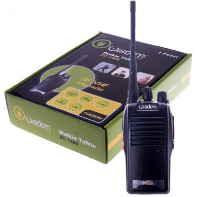 Trade Shop Wisdom Radio de Mano - 16 Canales, 5W, Batería de Litio Trade Shop Wisdom Radio de Mano - 16 Canales, 5W, Batería de Litio