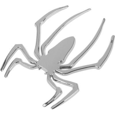 TRADE SHOP TRAESIO Trade Shop - 3d Sticker In Chromed Metal For Car Figure Spider Coat Of Arms Spider Sticker - TRADE SHOP TRAESIO Trade Shop - 3d Sticker In Chromed Metal For Car Figure Spider Coat Of Arms Spider Sticker -